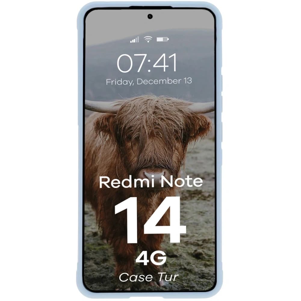 Carcasă Bizon Tur pentru Xiaomi Redmi Note 14 4G albastru deschis - 5