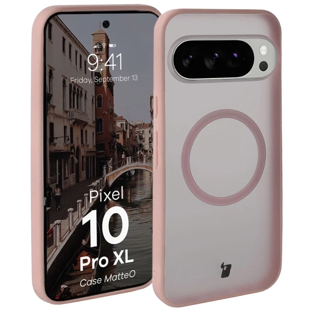 Bizon Case MatteO Magnetic Pixel 10 Pro XL roz roz smokey roz