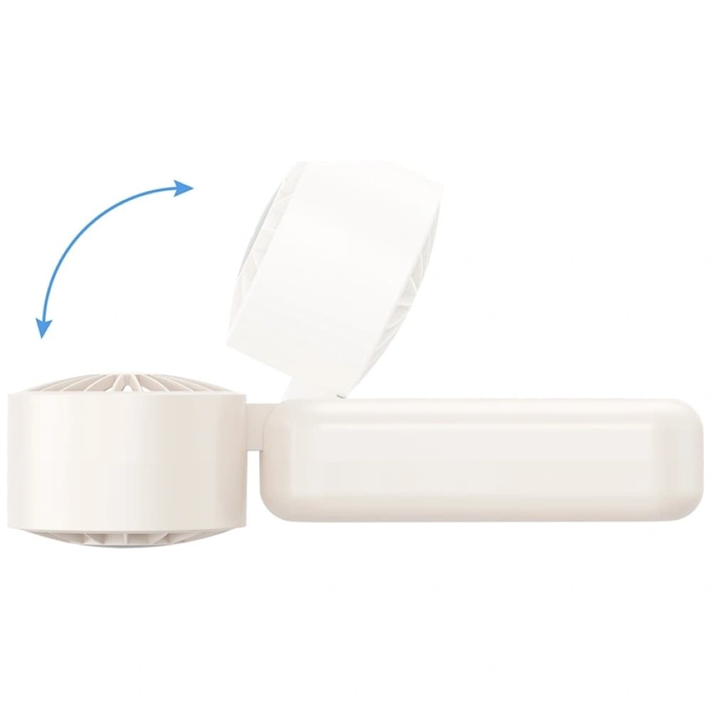 USAMS Mini ZB352 Foldable Hand Fan 1200mAh beige - 6