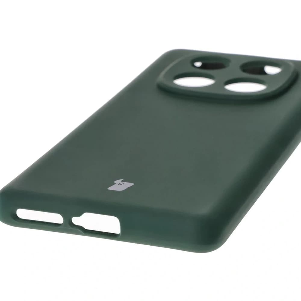 Husă Bizon Soft pentru Xiaomi Redmi Note 14 Pro 4G verde închis - 3