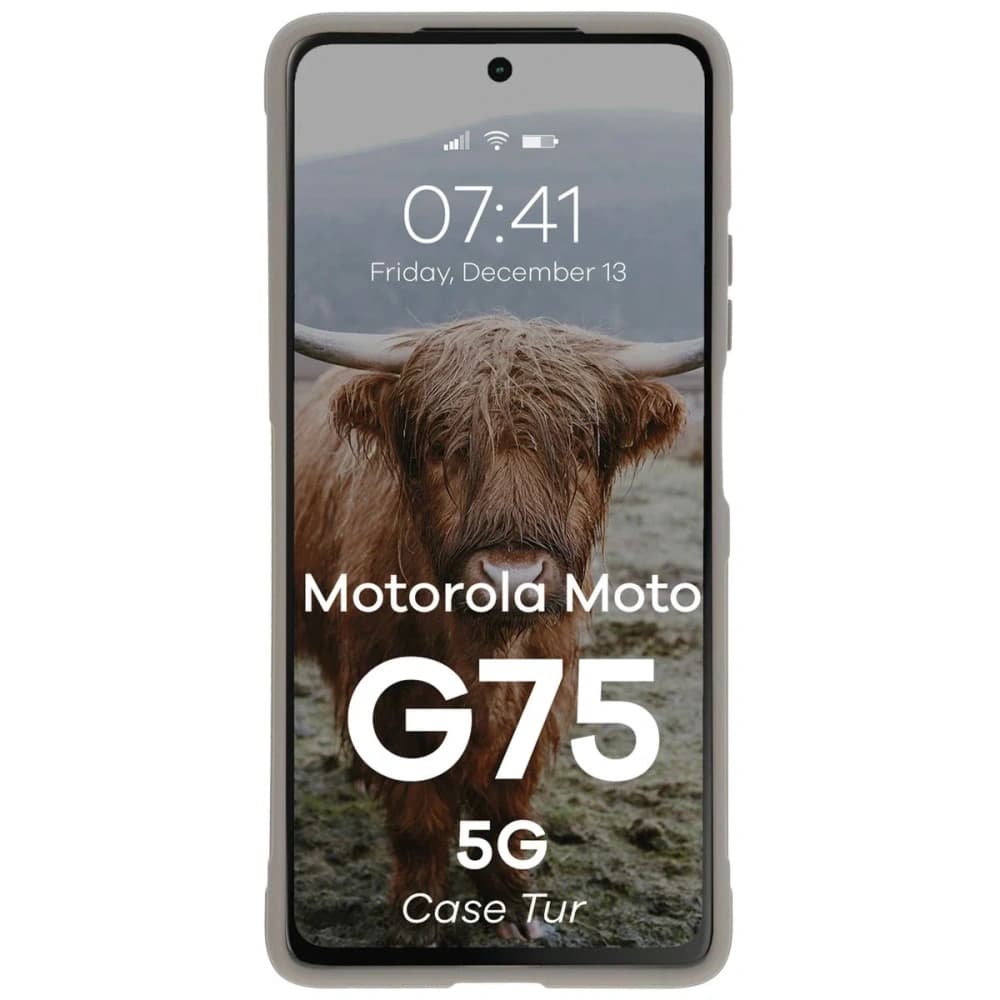 Bizon Case Tur Motorola Moto G75 5G light gray - 5