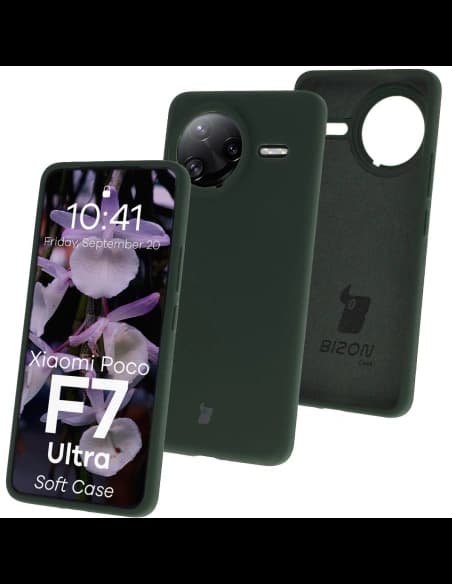 Bizon Soft Case Xiaomi POCO F7 Ultra dunkelgrün