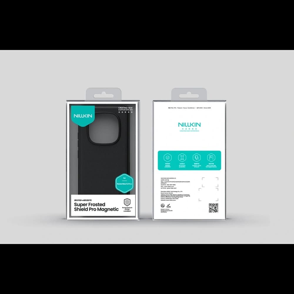 Nillkin Super Frosted Shield Pro Magnetic für Xiaomi Redmi Note 14 Pro+ Plus 5G schwarz - 7