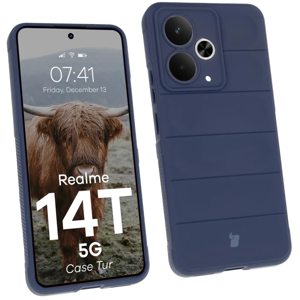 Bizon Case Tur Realme 14T 5G marineblau