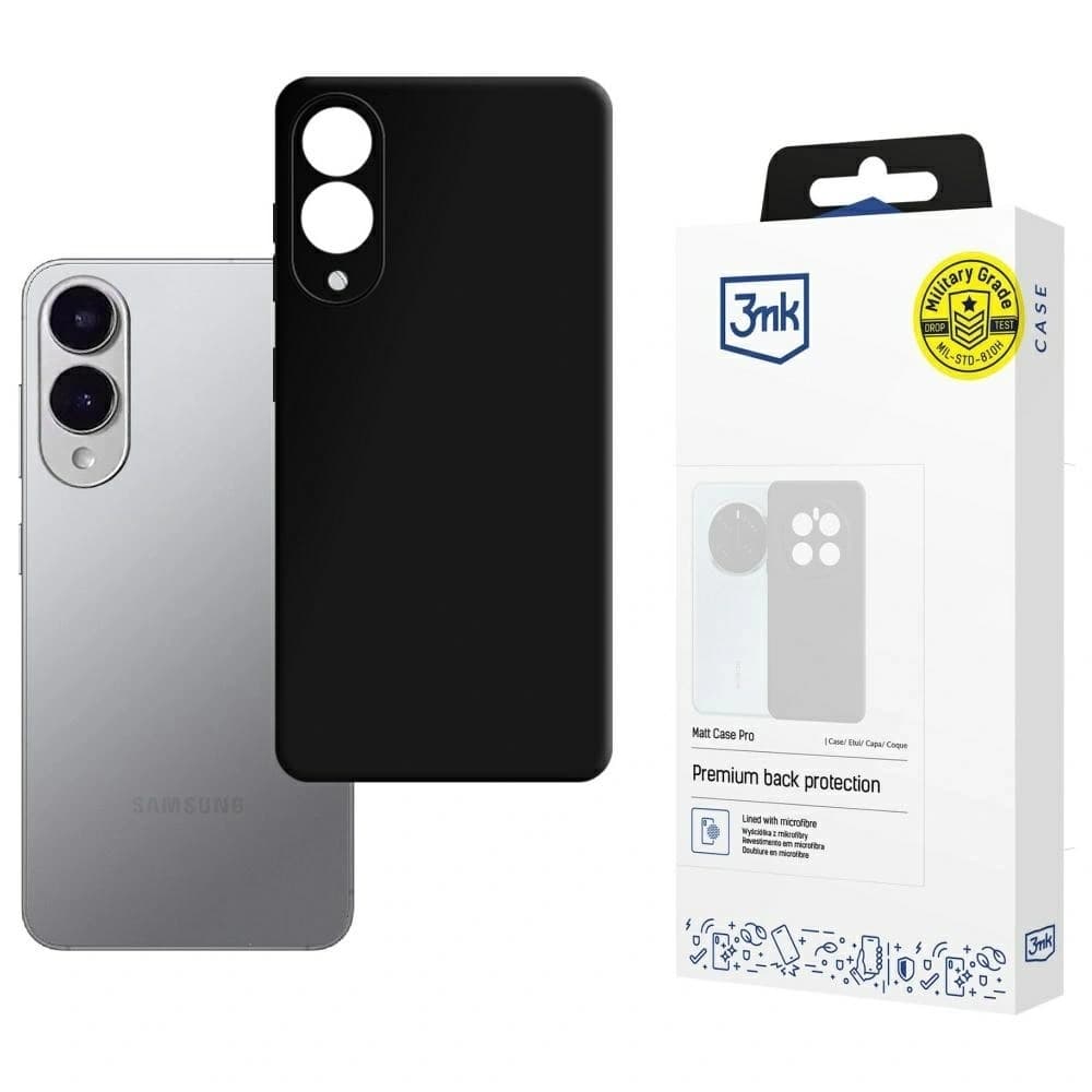 3MK Matt Case Pro Samsung Galaxy S25 Edge fekete