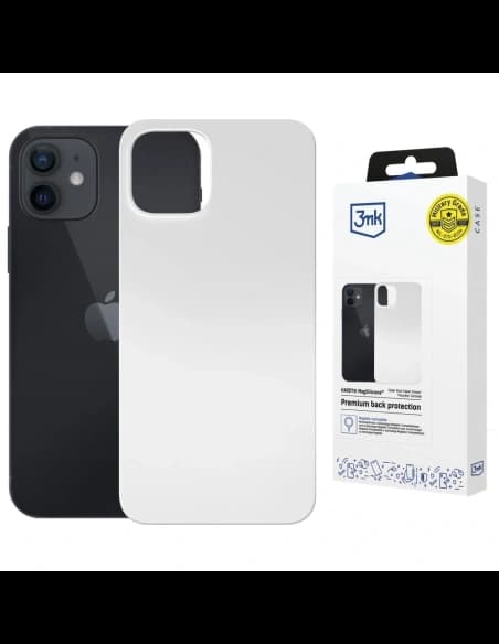 3MK Hardy MagSilicone Apple iPhone 12 bílý