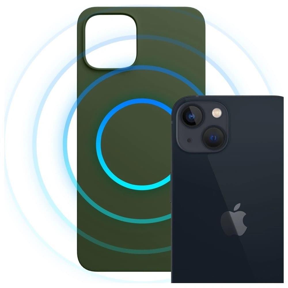 3MK Hardy MagSilicone Apple iPhone 15 Plus dark green - 3