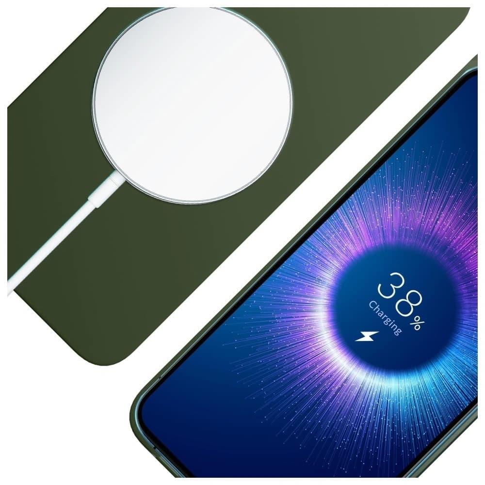 3MK Hardy MagSilicone Apple iPhone 15 Plus dark green - 5