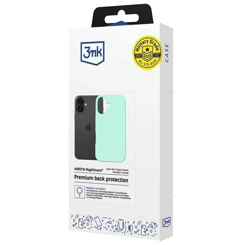 3MK Hardy MagSilicone Apple iPhone 16 Plus marin - 7