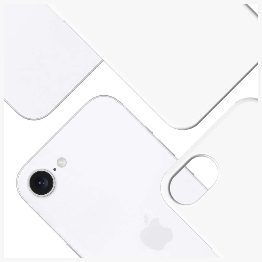 3MK Hardy MagSilicone Apple iPhone 16e alb - 6