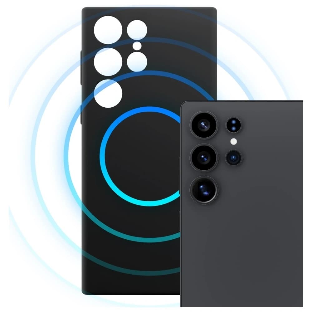 3MK Hardy MagSilicone Samsung Galaxy S23 Ultra černý - 3