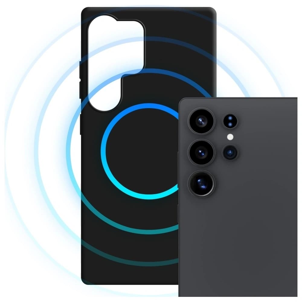 3MK Hardy MagSilicone Samsung Galaxy S25 Ultra černý - 3