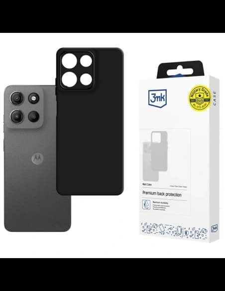 3MK Matt Case Motorola Moto G15 / G15 Power černý