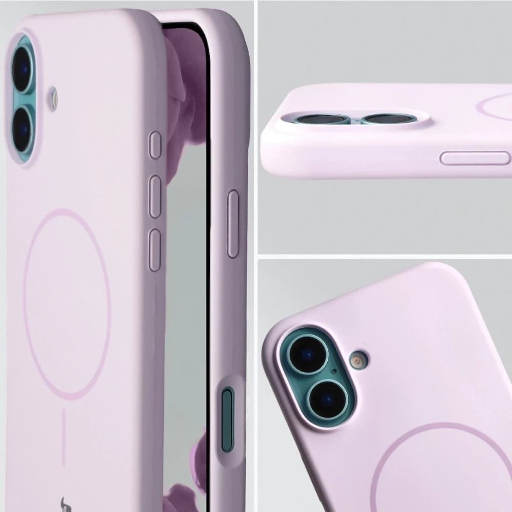 Bizon Soft Case Magnetic Apple iPhone 16 Plus light purple - 6