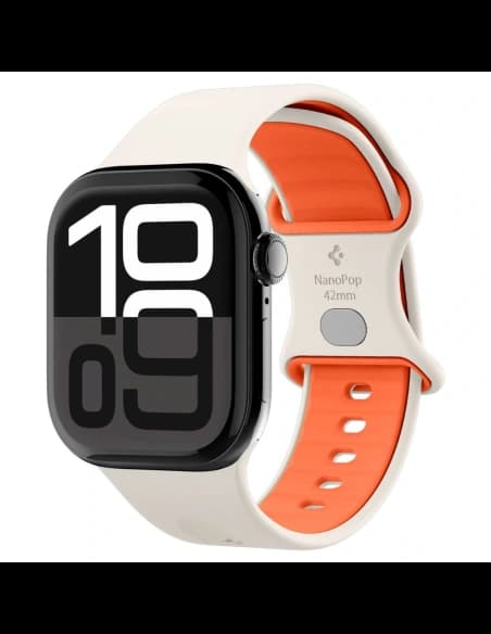 Spigen Nano Pop Apple Watch 6/7/8/9/10/SE 40/41/42mm Oranžová Béžová
