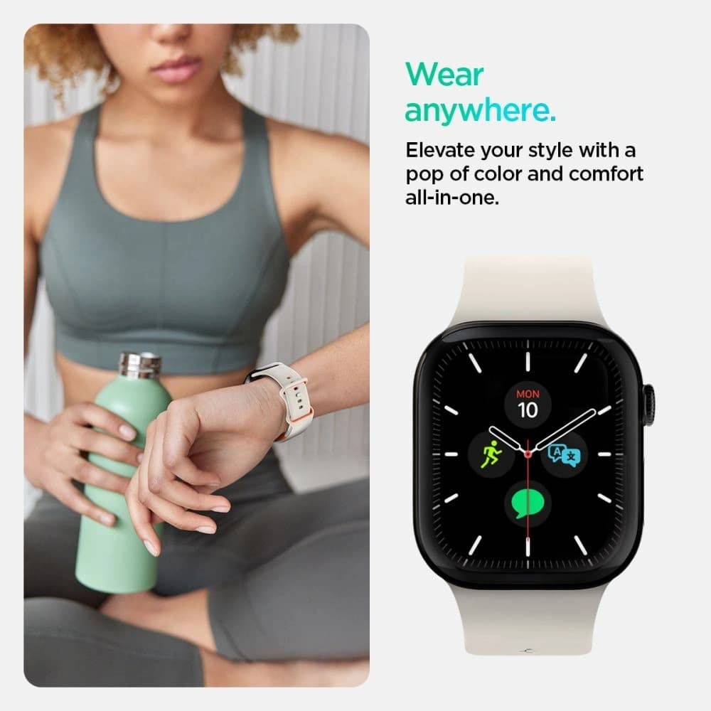 Spigen Nano Pop Apple Watch 6/7/8/9/10/SE 40/41/42mm Orange Beige - 12