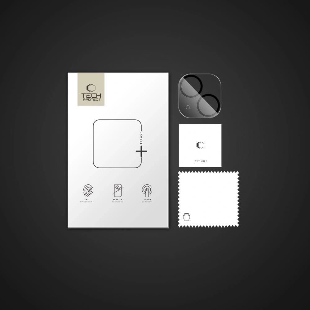 Tech-Protect Cam Fit+ Apple iPhone 14 / 14 Plus / 15 / 15 Plus Klar - 4