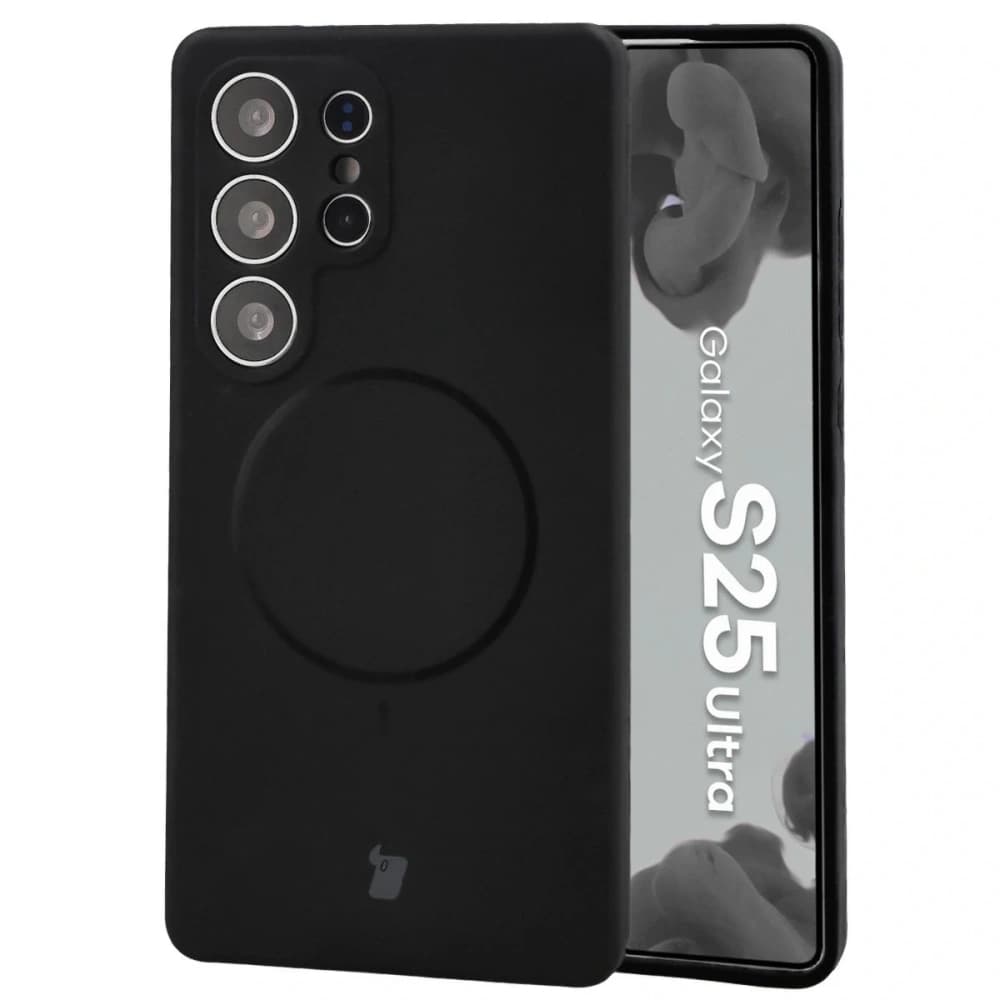 Bizon Soft Case Magnetic Samsung Galaxy S25 Ultra černý