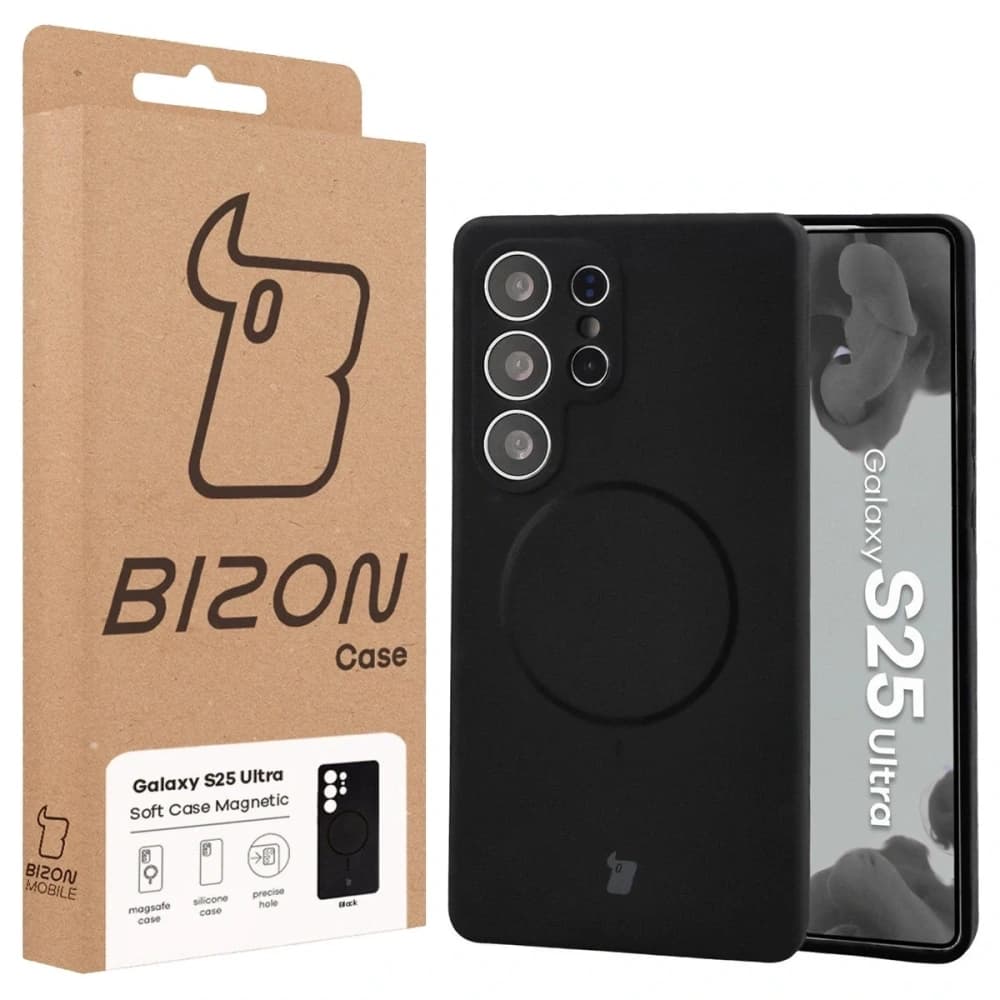 Bizon Soft Case Magnetic Samsung Galaxy S25 Ultra černý - 8