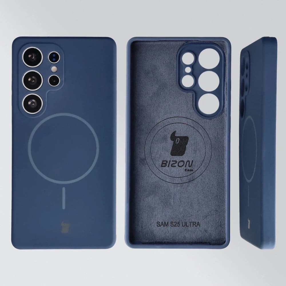 Bizon Soft Case Magnetic Samsung Galaxy S25 Ultra námořnická modř - 5