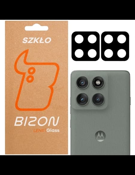 Szkło na aparat Bizon Glass Lens do Motorola Edge 60 Pro, 2 sztuki
