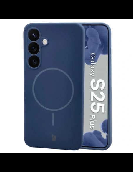 Bizon Soft Case Magnetic Samsung Galaxy S25+ Plus tengerészkék