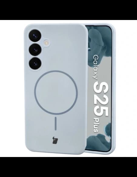 Bizon Soft Case Magnetic Samsung Galaxy S25+ Plus kék