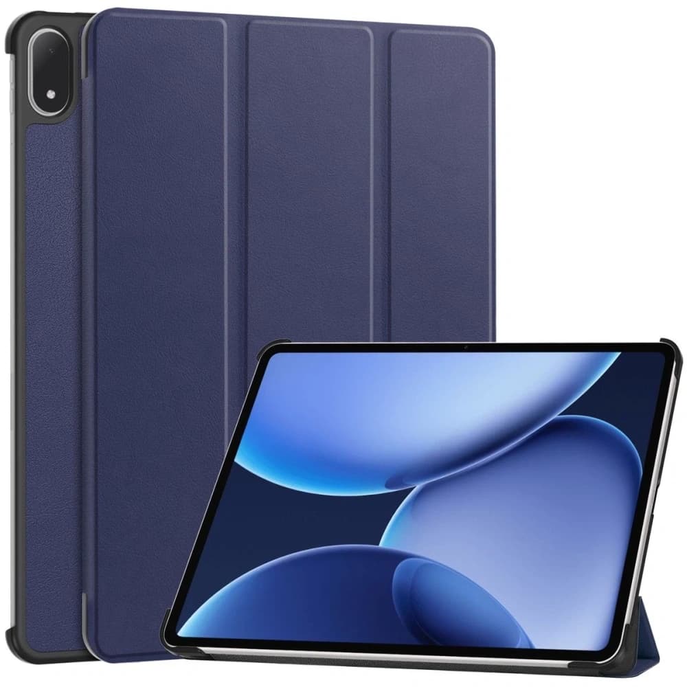 Husa Bizon Tab Croc OnePlus Pad 3 / 2 Pro / OPPO Pad 4 / 4 Pro albastru marin