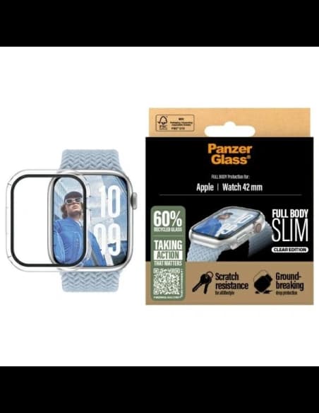 PanzerGlass Snappie Full Body Apple Watch 10 42mm čirý