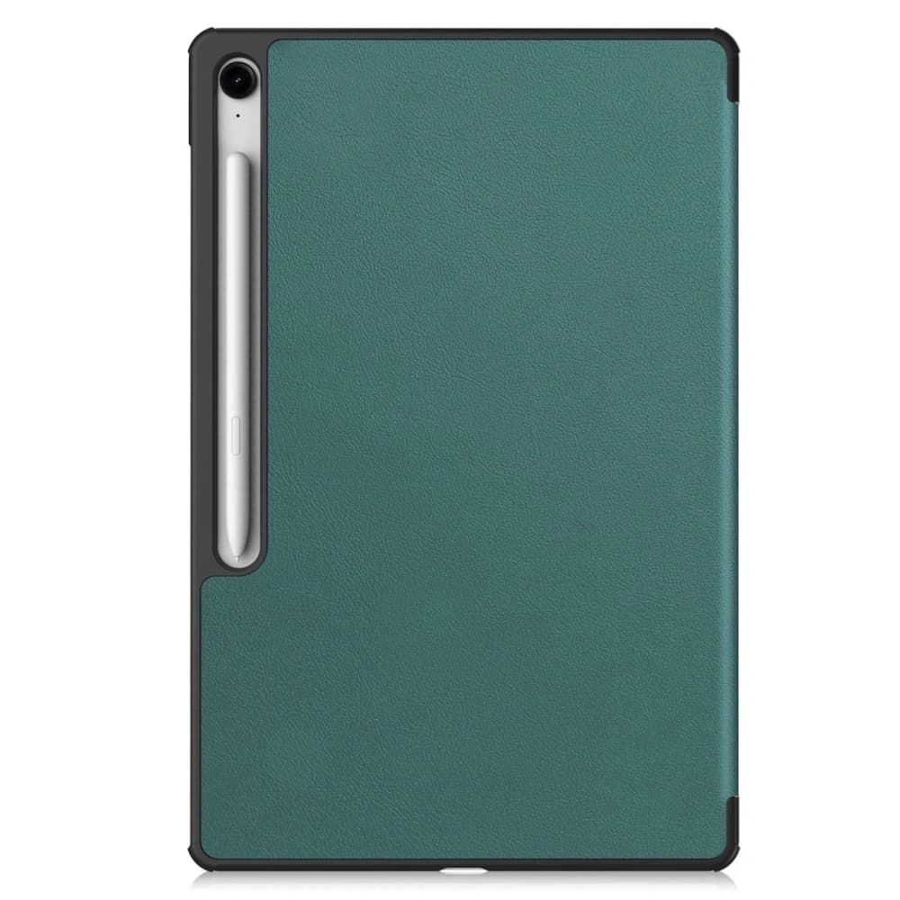 Caz Bizon Tab Croc Samsung Galaxy Tab S10 FE+ Plus verde închis - 4