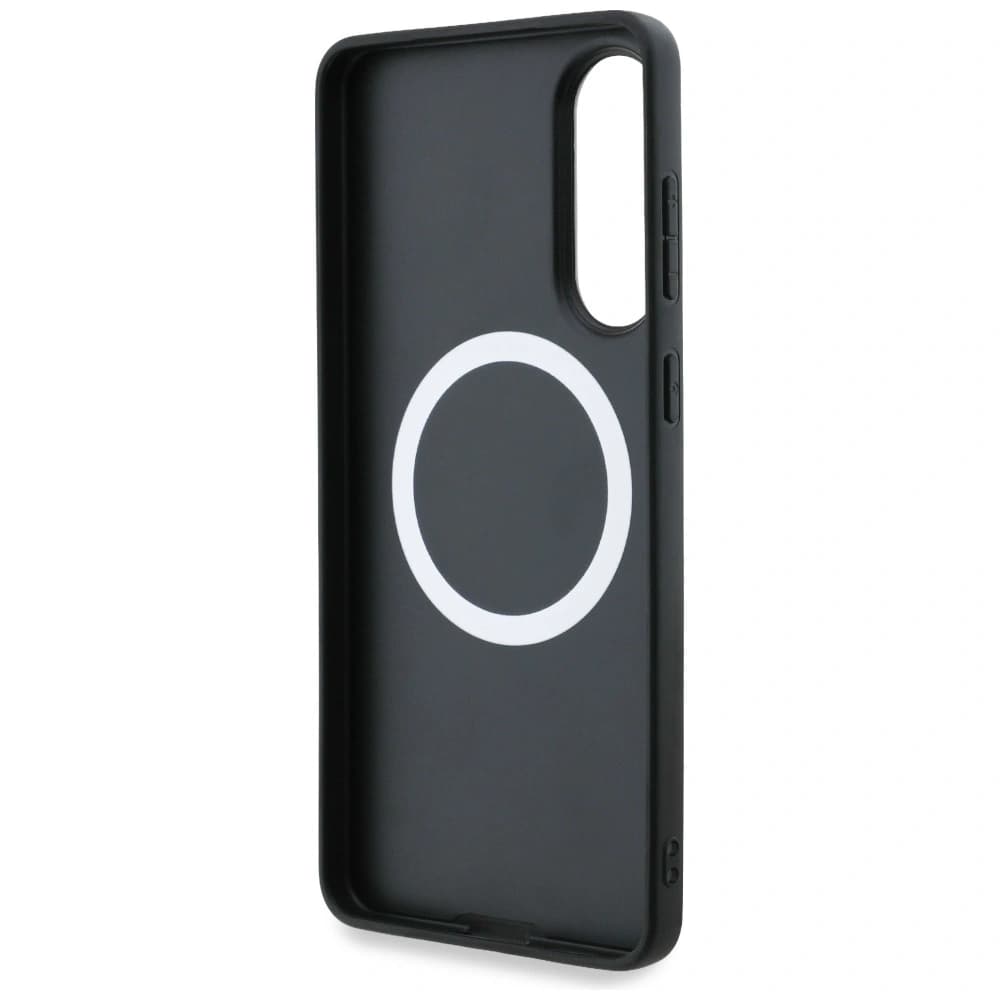 BMW Leather Oversized Stripes MagSafe Samsung Galaxy S25 Edge black - 7