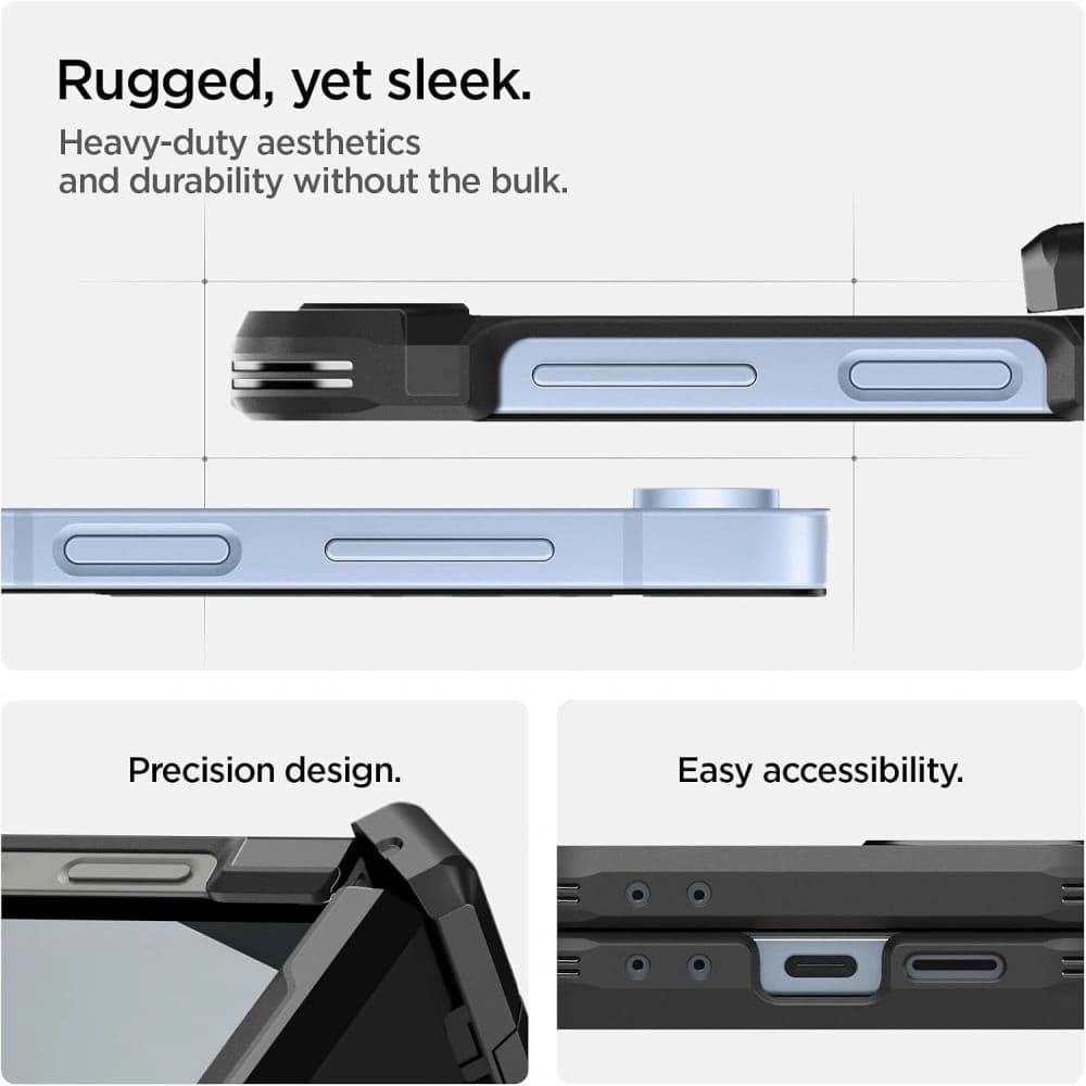 Spigen Tough Armor Pro Mag MagSafe Samsung Galaxy Z Flip 6 / 7 FE Černá - 5