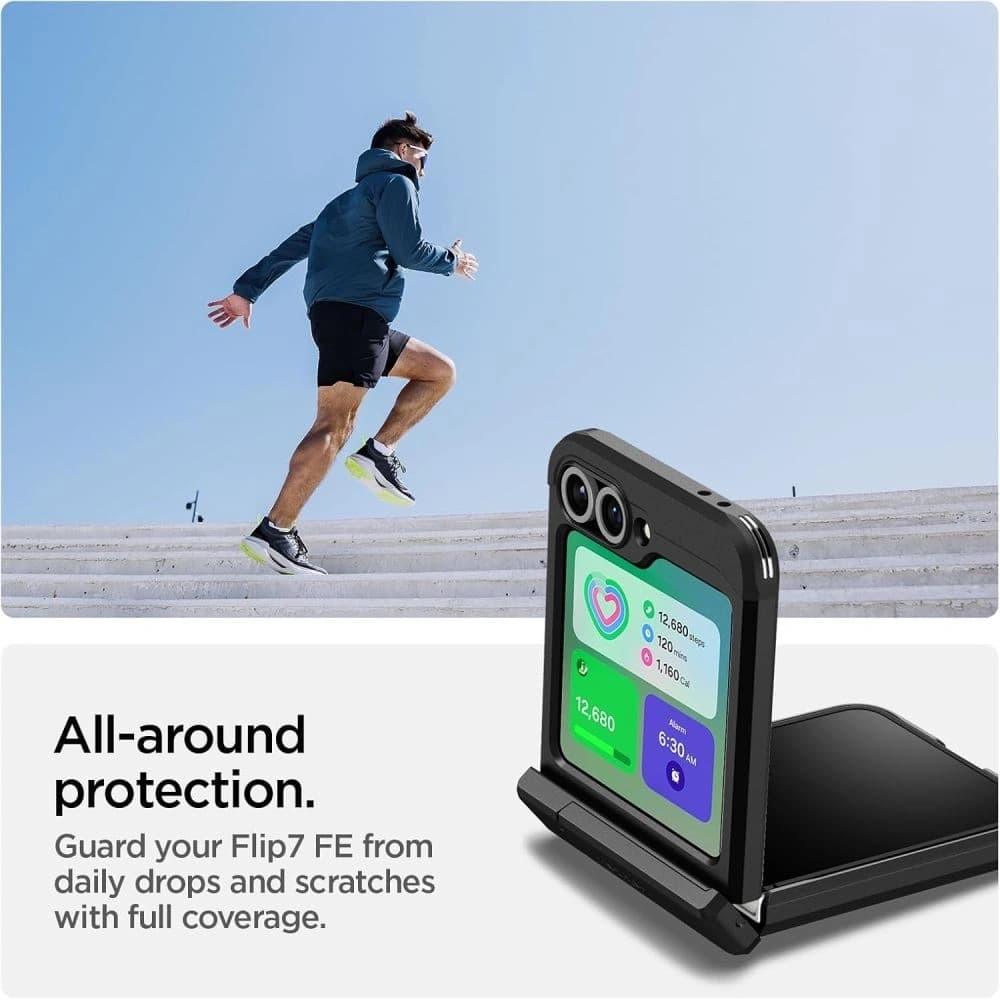 Spigen Tough Armor Pro Mag MagSafe Samsung Galaxy Z Flip 6 / 7 FE Černá - 6