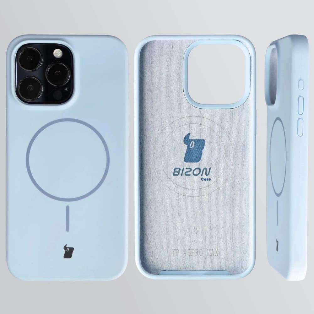 Bizon Soft Case Magnetic Apple iPhone 15 Pro Max kék - 5