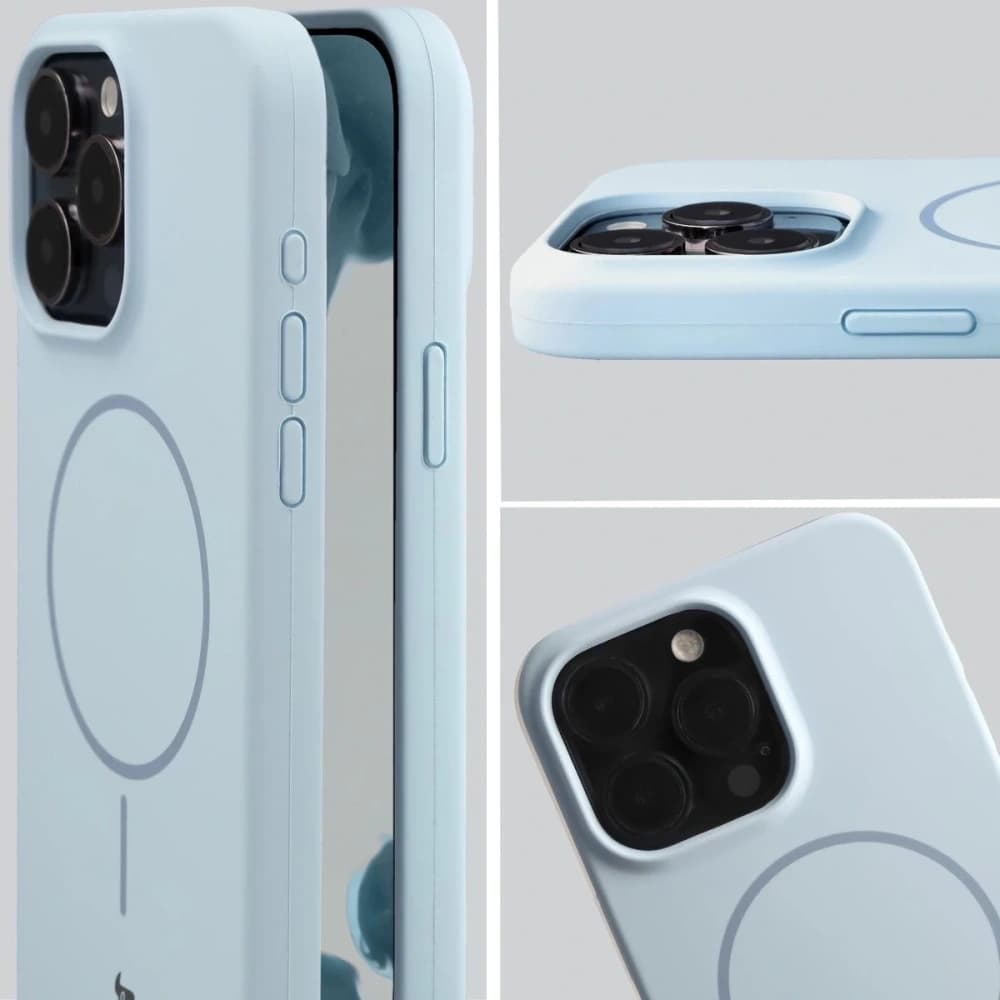 Bizon Soft Case Magnetic Apple iPhone 15 Pro Max kék - 6