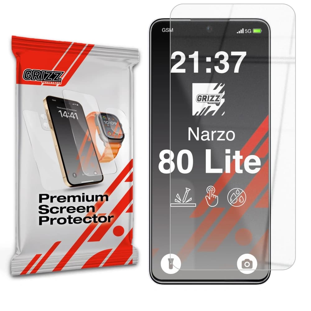 GrizzGlass HybridGlass Realme Narzo 80 Lite