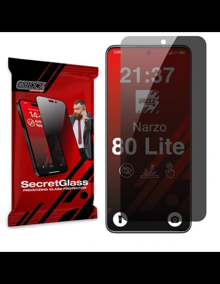 GrizzGlass Matte SecretGlass Realme Narzo 80 Lite