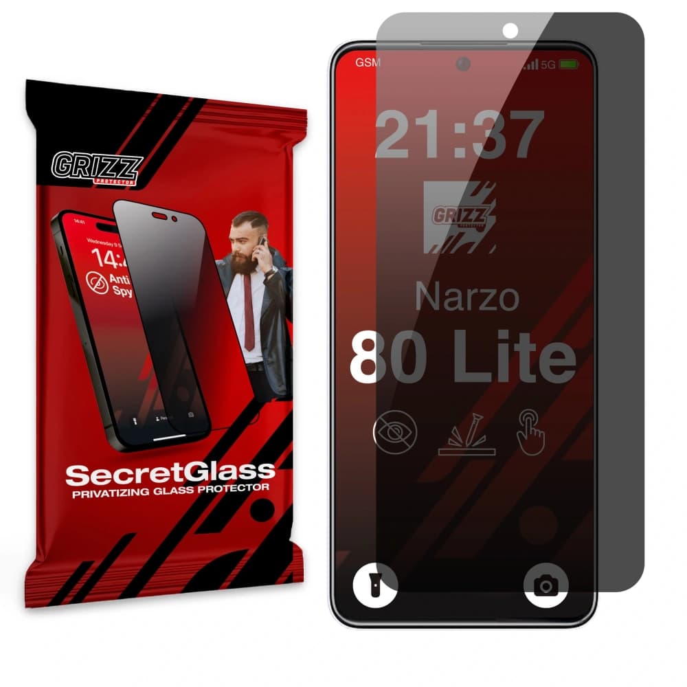 GrizzGlass Matte SecretGlass Realme Narzo 80 Lite