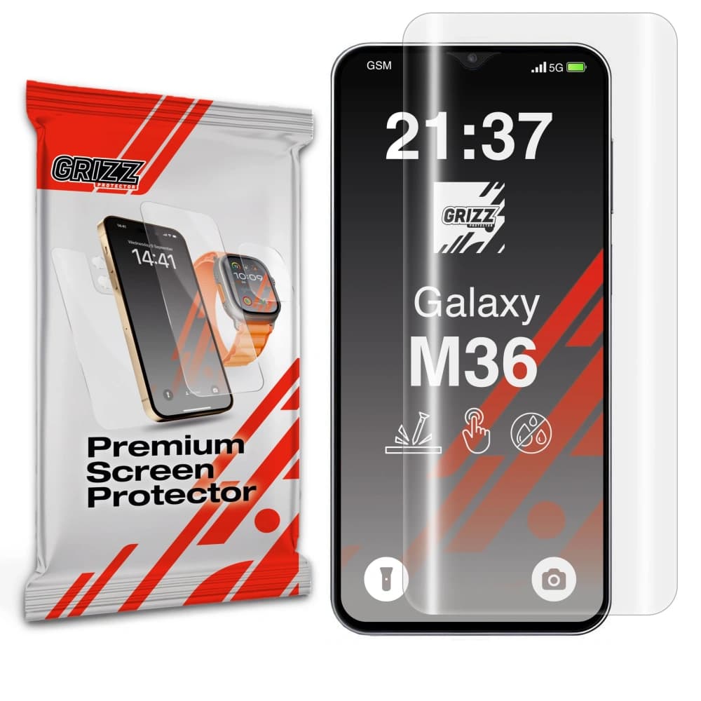 GrizzGlass Hydrofilm Samsung Galaxy M36