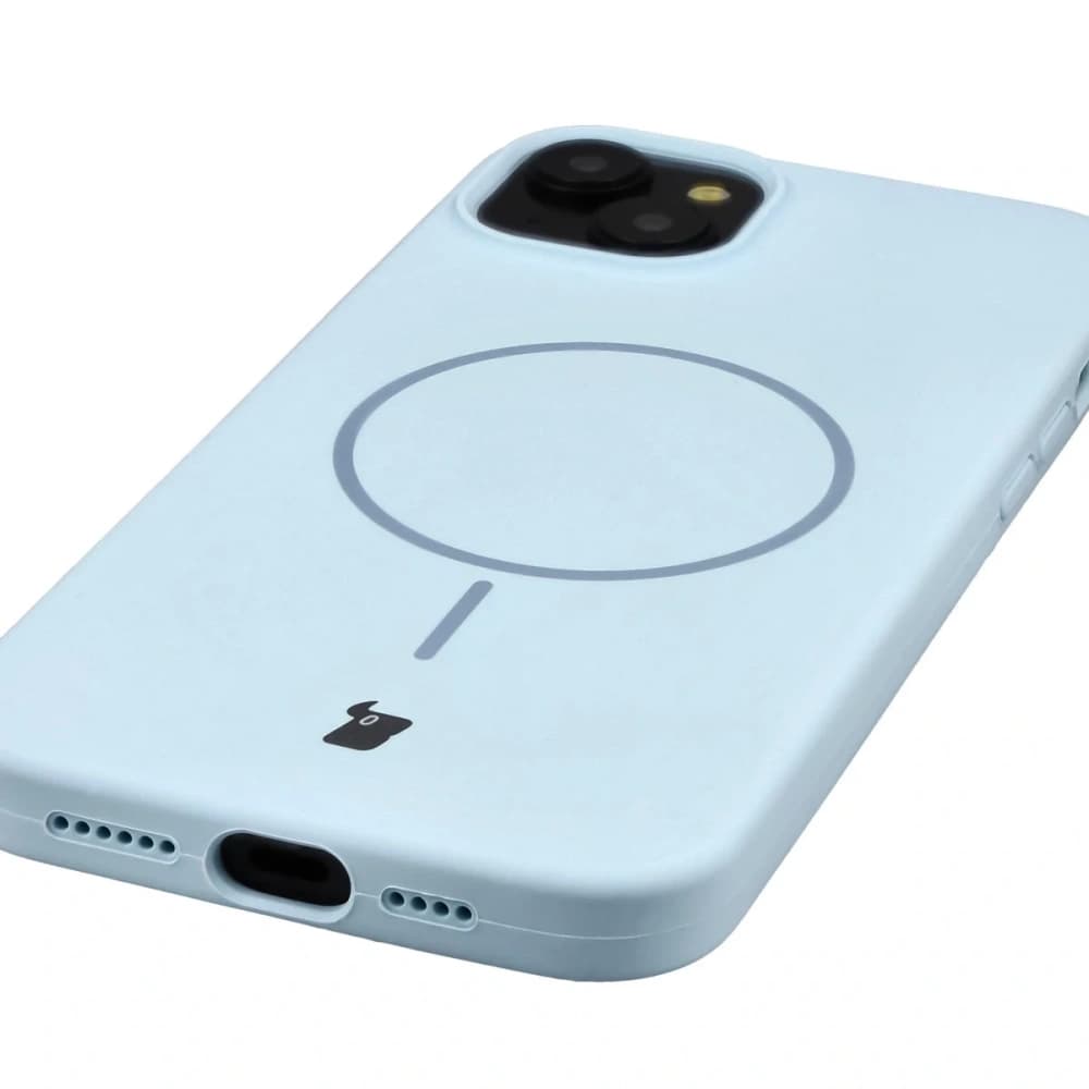 Bizon puha tok mágneses Apple iPhone 15 Plus kék - 3