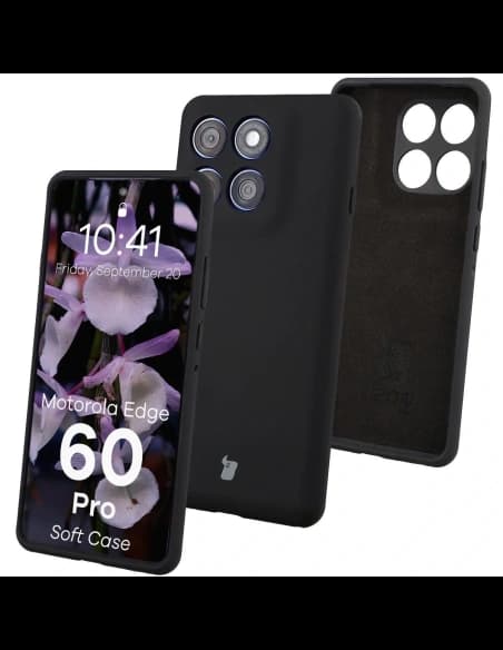 Bizon Soft Case Motorola Edge 60 Pro schwarz