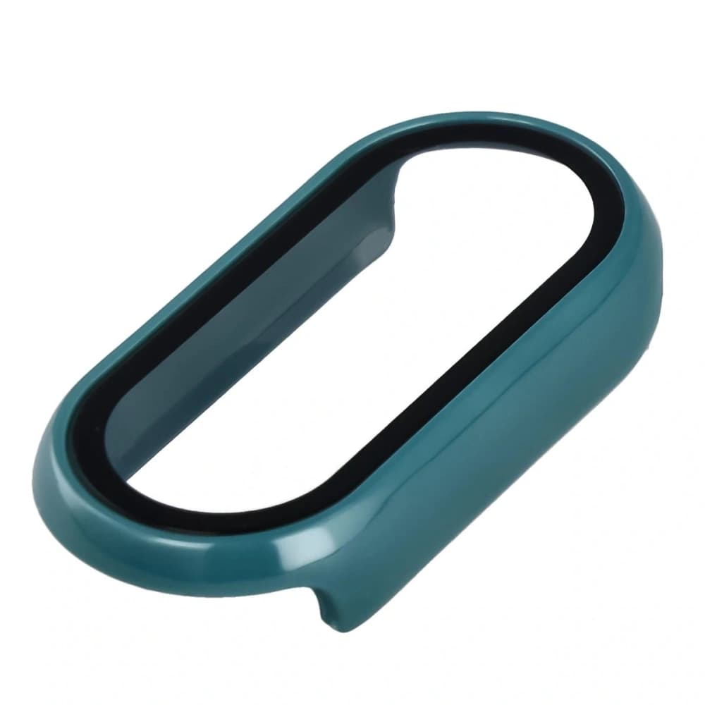 Bizon Case+Glass Uhr Xiaomi Smart Band 10 dunkelgrün - 6