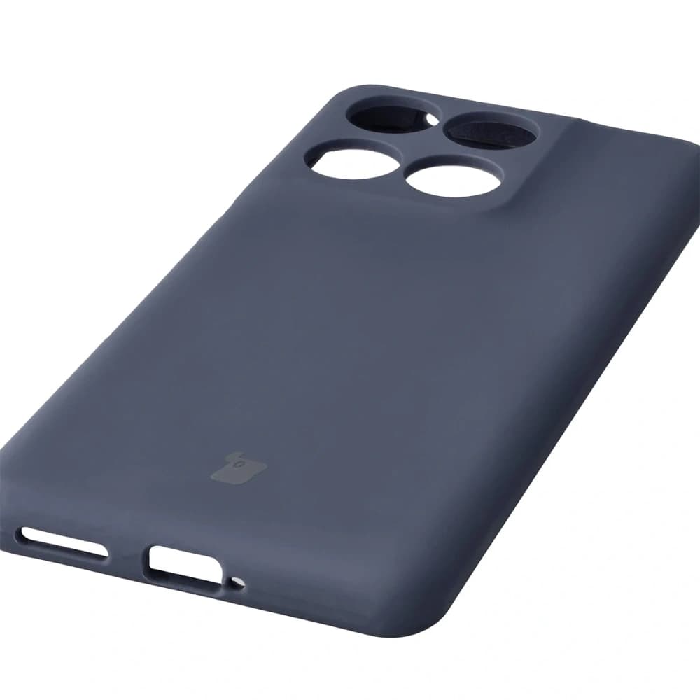 Husă moale Bizon pentru Motorola Edge 60 Fusion / 60 albastru închis - 3