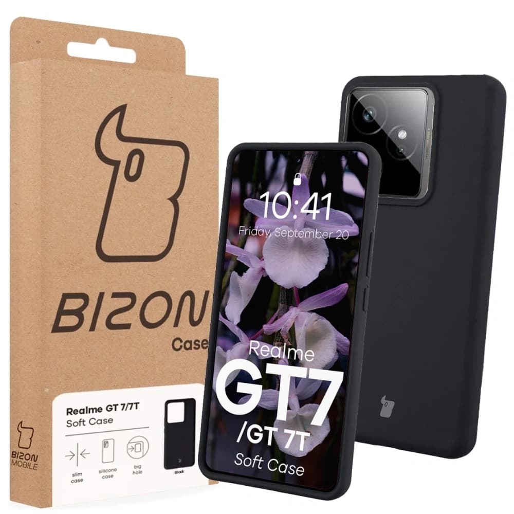 Bizon Soft Case Realme GT 7 / 7T černá - 7