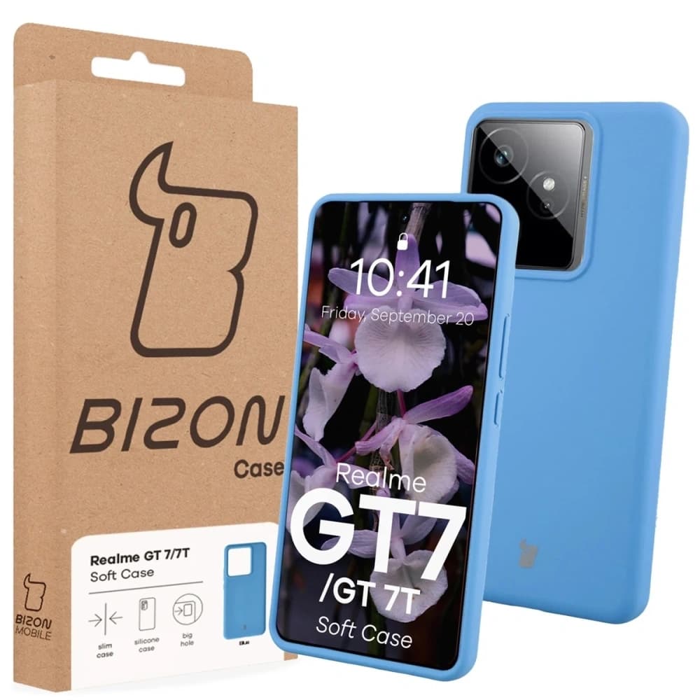 Bizon Soft Case Realme GT 7 / 7T modrá - 7