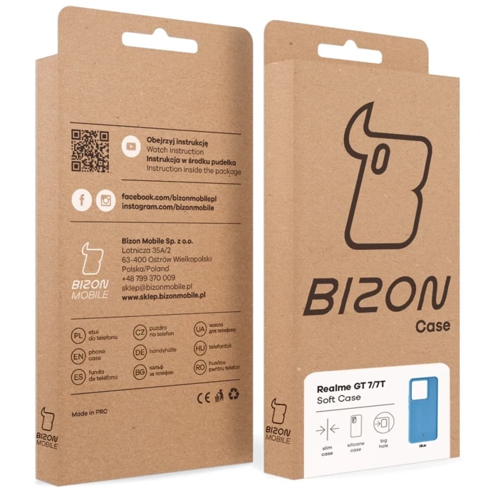 Bizon Soft Case Realme GT 7 / 7T modrá - 8