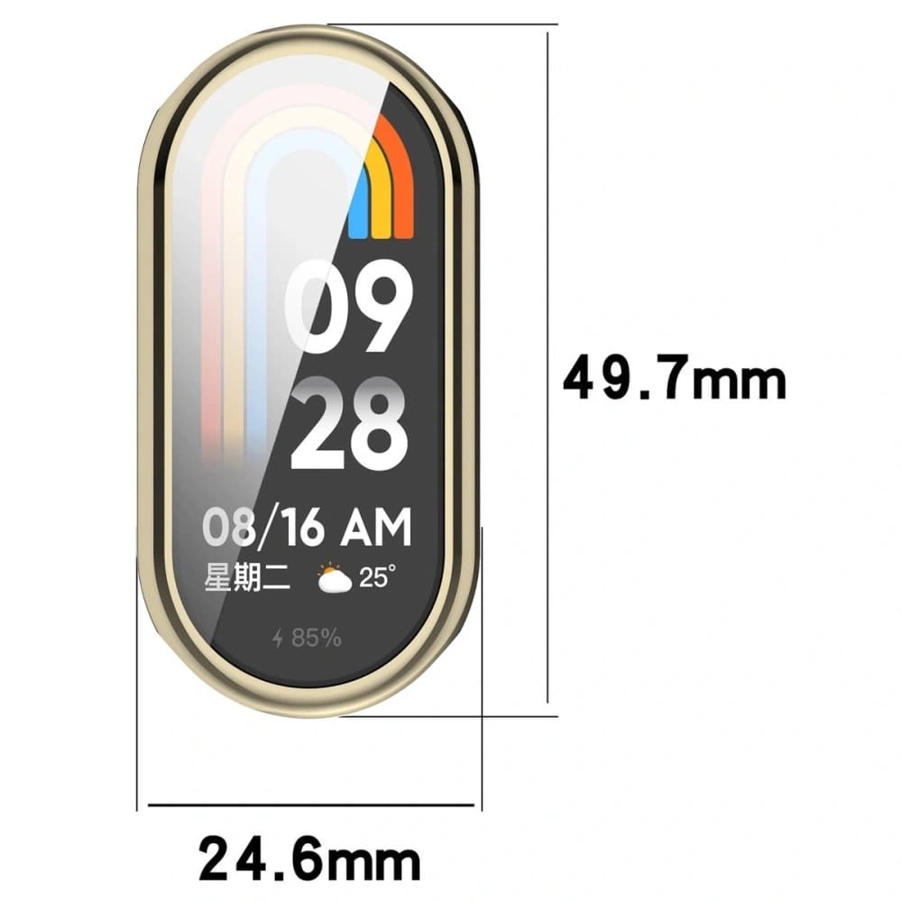 Bizon Case Watch Felipe Xiaomi Smart Band 10 Gold - 3