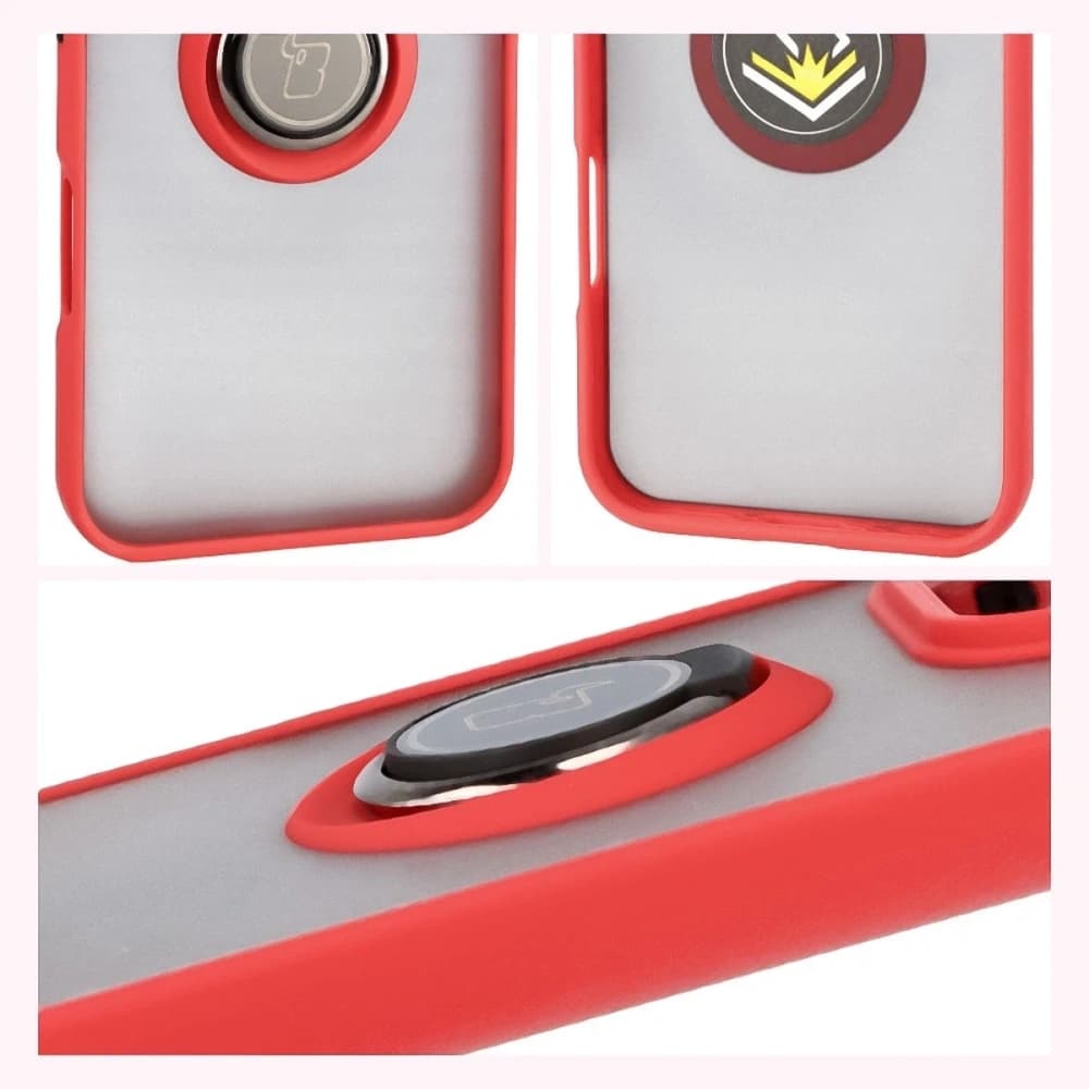 Bizon Eset Hibrid Gyűrű Honor 400 Lite füstös vörös kerettel - 4