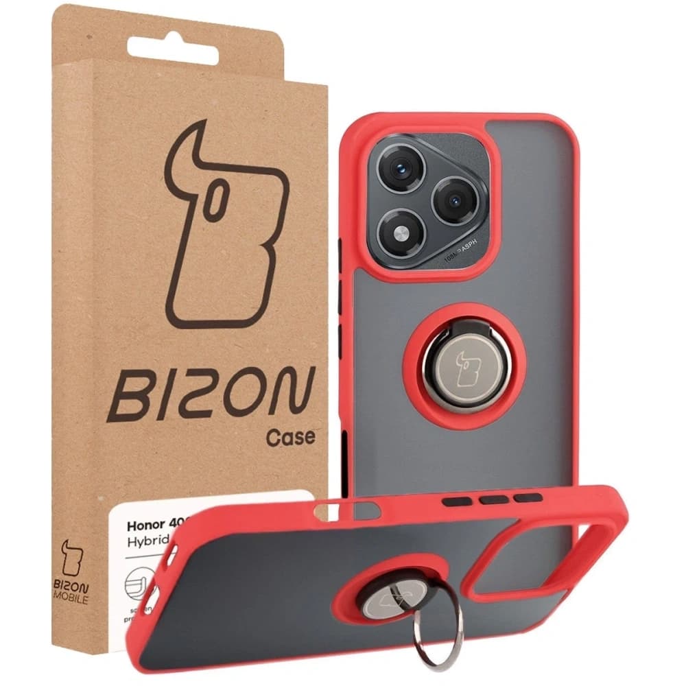 Bizon Eset Hibrid Gyűrű Honor 400 Lite füstös vörös kerettel - 7