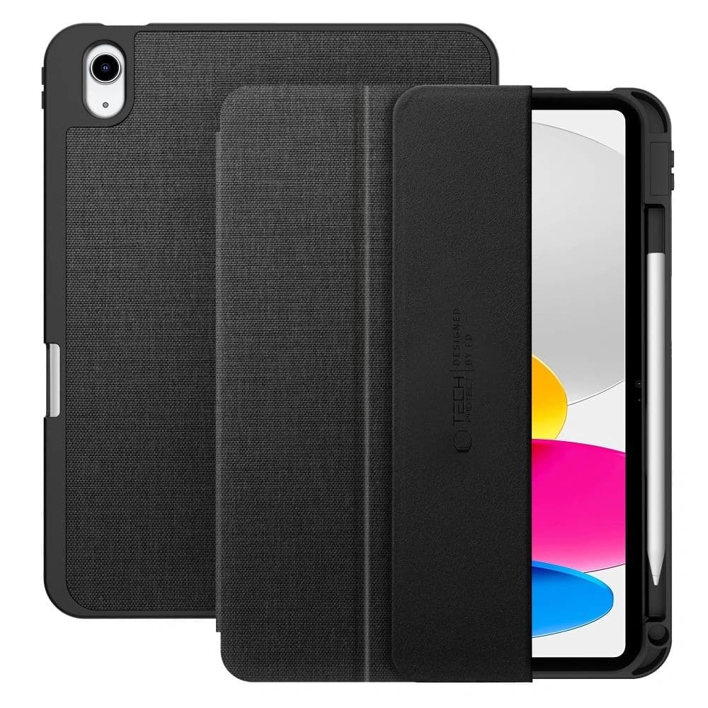 Tech-Protect SmartCase Pen Canvas Apple iPad 10,9" 2022 / 11" 2025 Obsidian Schwarz - 1